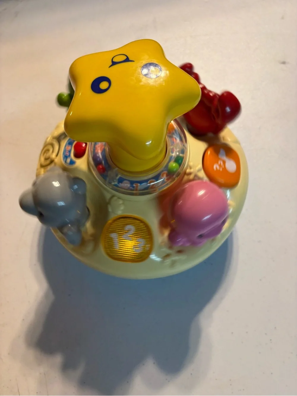 VTG Y2K VTECH ✨ star spin push down toy works great